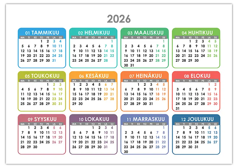 Kalenteri 2026